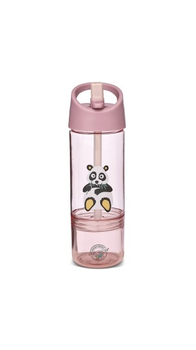CARL OSCAR Vandens gertuvė 2in1, pink-panda 0,3 + 0,15 l