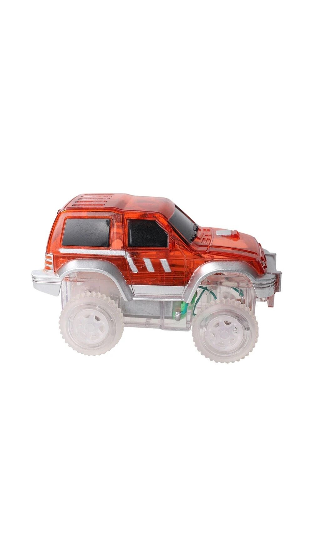 Cleverclixx - Magnetinės lenktynių trasos automobilis - raudonas, 1vnt. 3 Cleverclixx - Magnetinės lenktynių trasos automobilis - raudonas, 1vnt. 3