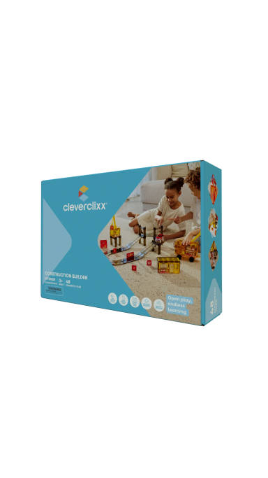 Cleverclixx - Magnetinis statybinių konstrukcijų rinkinys - 48d.