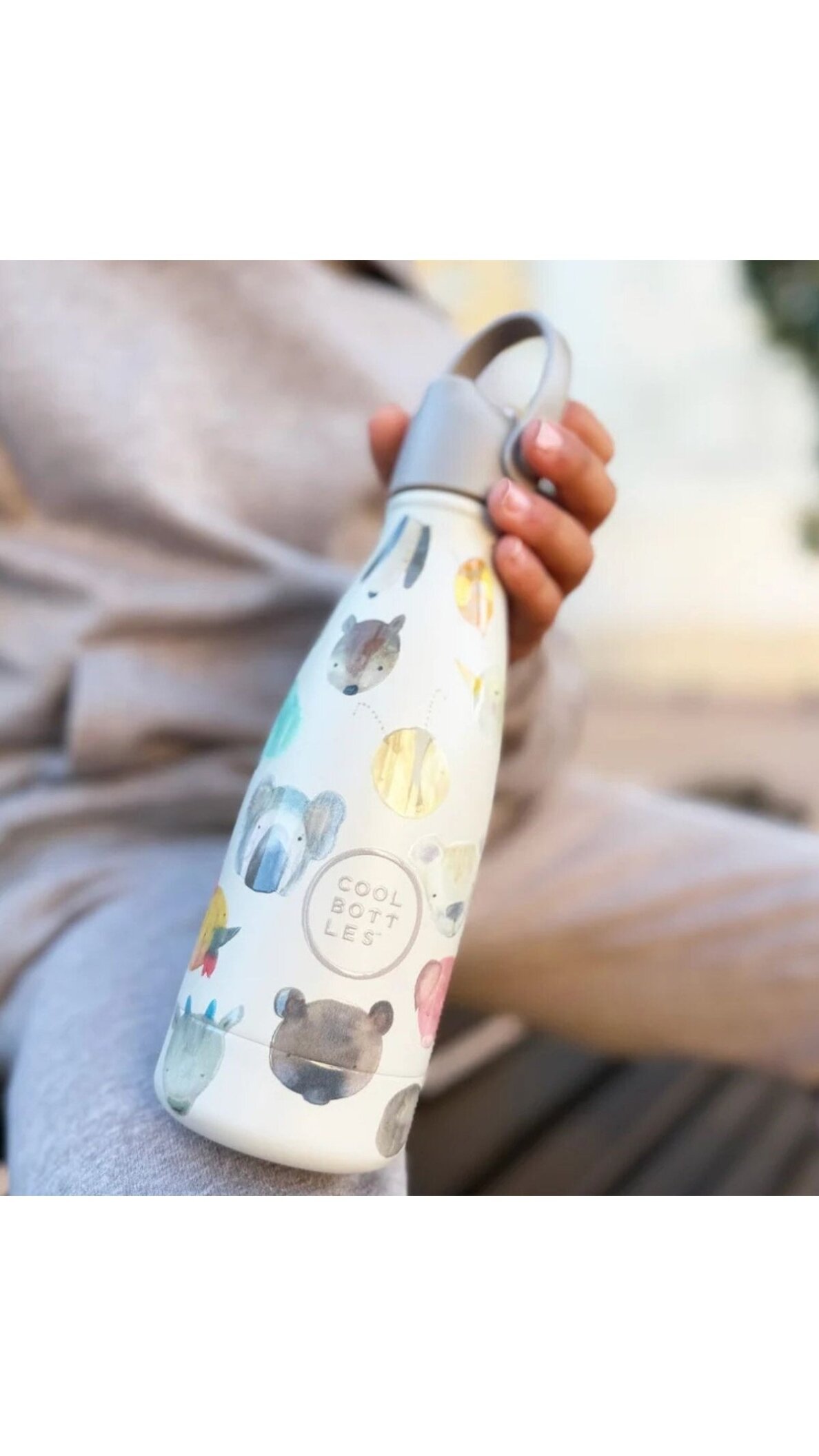 Cool Bottles - Nerūdijančio plieno vaikiškas buteliukas su šiaudeliu arba užsukimu, 260ml (Tiny creatures) Cool Bottles - Nerūdijančio plieno vaikiškas buteliukas su šiaudeliu arba užsukimu, 260ml (Tiny creatures)