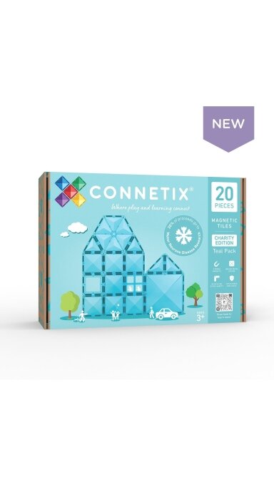 CONNETIX - magnetinis konstruktorius 20d. - Charity Pack Teal