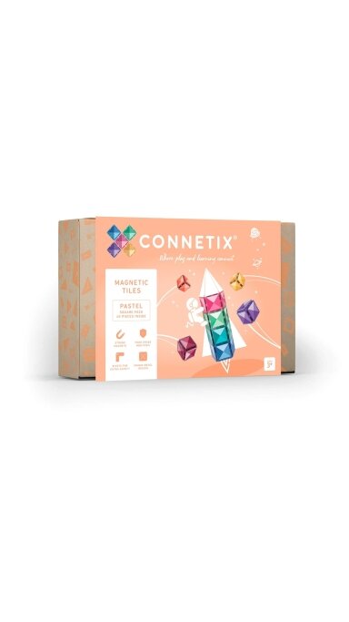 CONNETIX Magnetinis konstruktorius 40d. Kvadratai