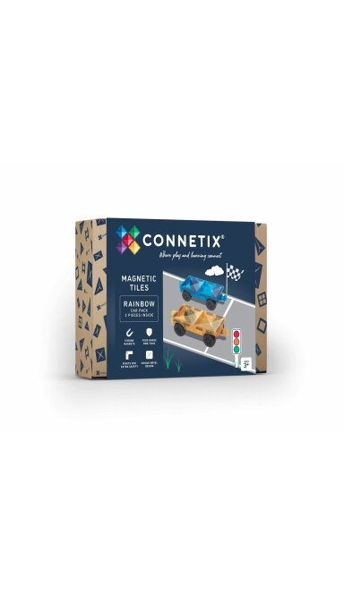 CONNETIX Mašinėlės 2vnt. Rainbow