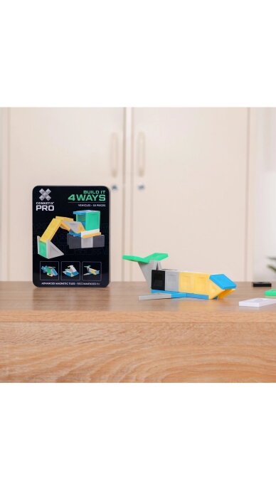 CONNETIX - magnetinis konstruktorius PRO Build It 4 Ways Vehicles Pack, 30d. 4 CONNETIX - magnetinis konstruktorius PRO Build It 4 Ways Vehicles Pack, 30d. 4