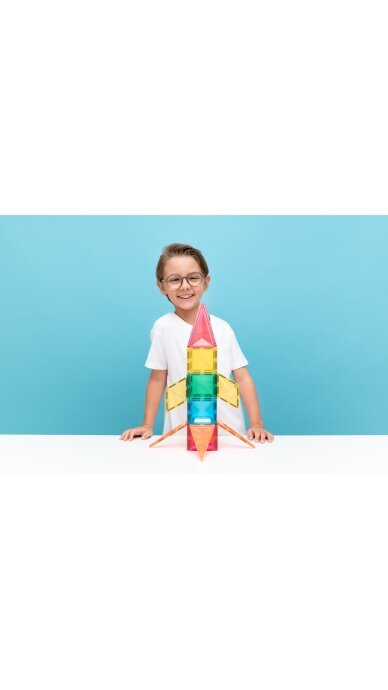 CONNETIX - Magnetinix konstruktorius šviesos raketa, 30d. 6 CONNETIX - Magnetinix konstruktorius šviesos raketa, 30d. 6