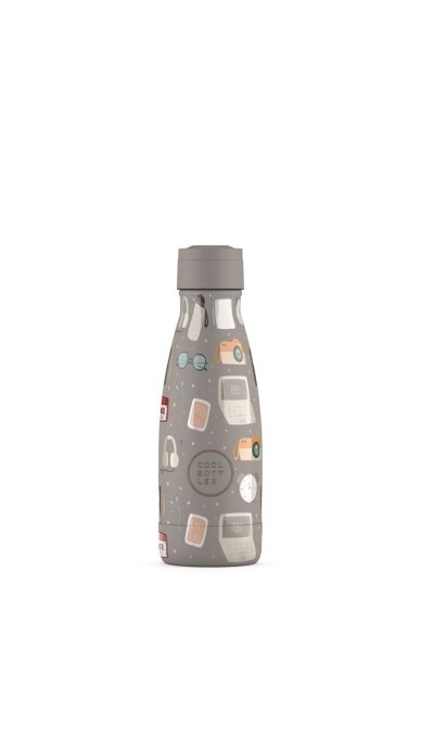 Cool Bottles - Nerūdijančio plieno vaikiškas buteliukas su šiaudeliu arba užsukimu, 260ml (Must have) 1 Cool Bottles - Nerūdijančio plieno vaikiškas buteliukas su šiaudeliu arba užsukimu, 260ml (Must have) 1