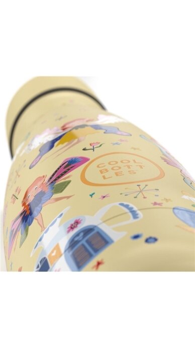 Cool Bottles - Nerūdijančio plieno vaikiškas buteliukas su šiaudeliu arba užsukimu, 350ml (Magical fairies) 3 Cool Bottles - Nerūdijančio plieno vaikiškas buteliukas su šiaudeliu arba užsukimu, 350ml (Magical fairies) 3