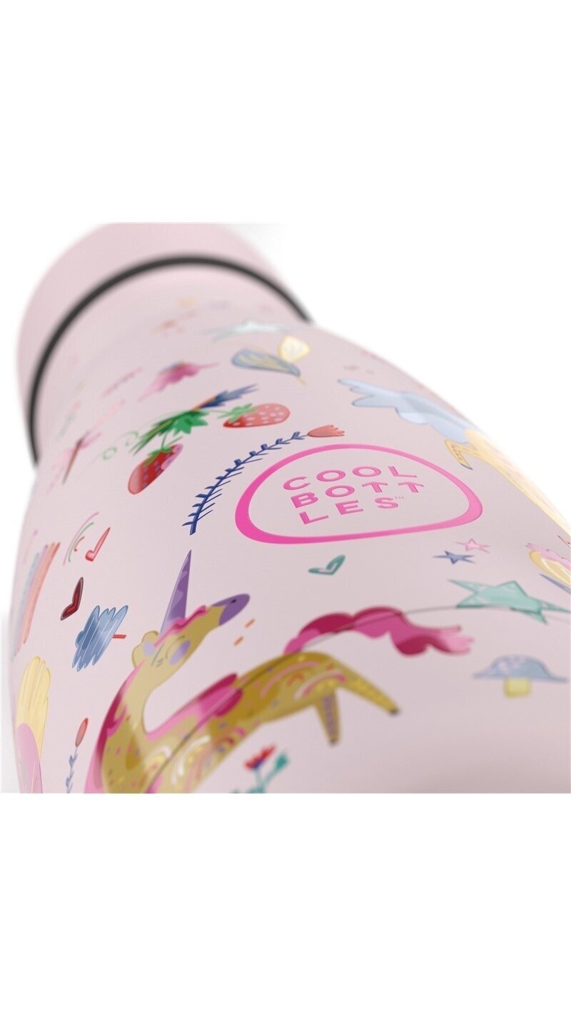 Cool Bottles - Nerūdijančio plieno vaikiškas buteliukas su šiaudeliu arba užsukimu, 350ml (Funny unicorns) 4 Cool Bottles - Nerūdijančio plieno vaikiškas buteliukas su šiaudeliu arba užsukimu, 350ml (Funny unicorns) 4