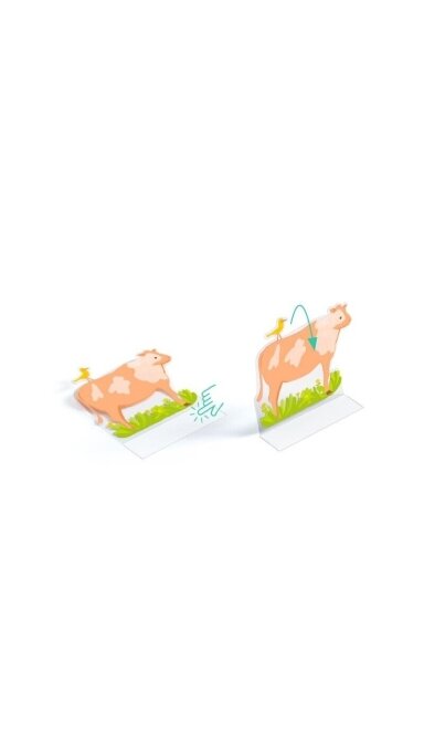 DJECO Daugkartiniai 3D lipdukai - Ūkis