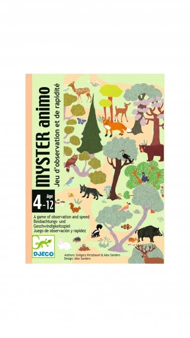 DJECO Kortų žaidimas DJ05079 Myster animo