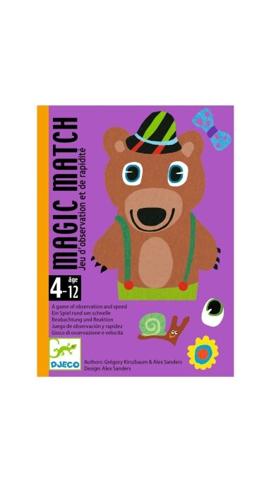 DJECO Kortų žaidimas DJ05082 Magiškas sutapimas