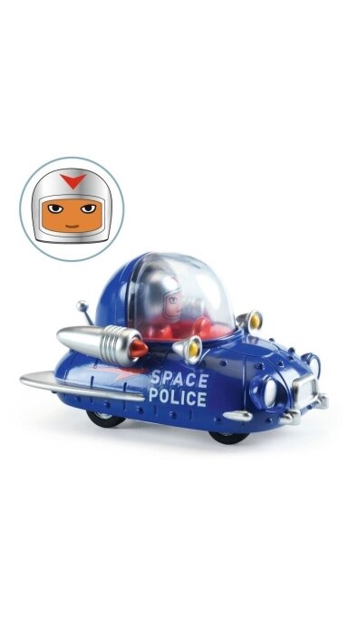 DJECO - Mašinėlė - CRAZY MOTORS - Kosminė policija