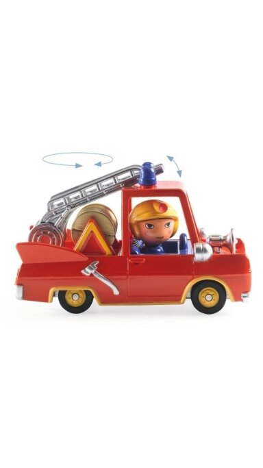 DJECO - Mašinėlė - CRAZY MOTORS - Mažoji ugniagesių mašina