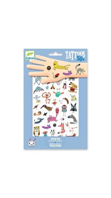 DJECO Tatuiruotės - Mažieji padarėliai (50+ tatuiruočių)