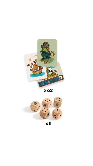 DJECO - Metamųjų kauliukų žaidimas - Piratų kauliukai 3