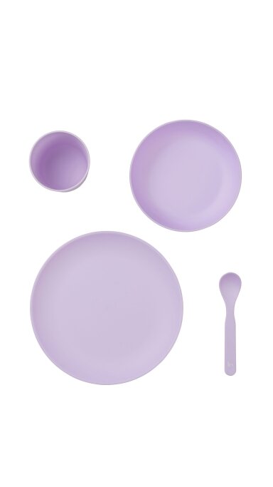 FABELAB kūdikio indų rinkinys LILAC
