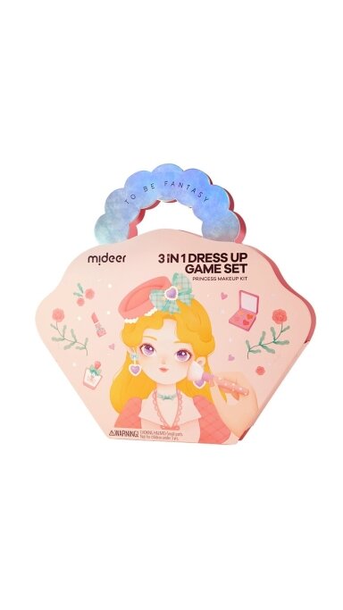 MIdeer - 3in1 kūrybinių dirbtuvių rinkinys "Princesės fantazijų makiažas"