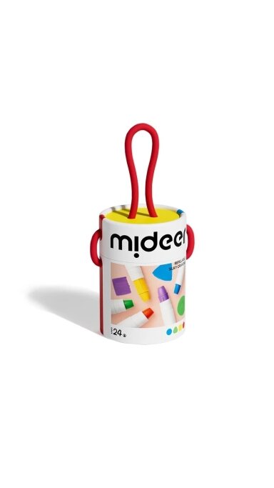 Mideer - Šilkinės kreidelės – 24 spalvos