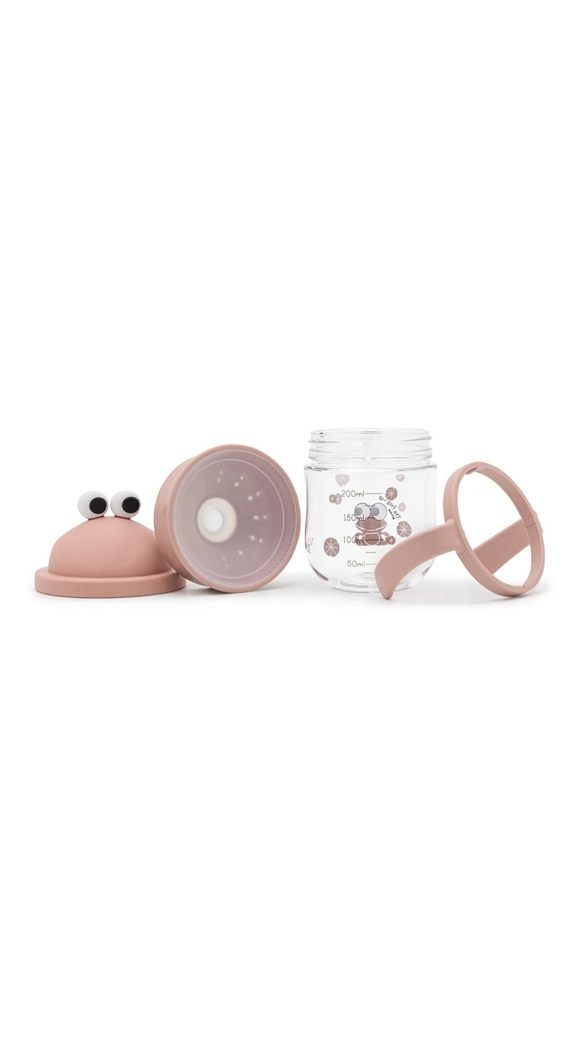 NOUI NOUI 360° puodelis-gertuvė, 250ml - The Frog Cup rosa 2