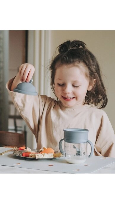 NOUI NOUI 360° puodelis-gertuvė, 250ml - The Frog Cup blue 7