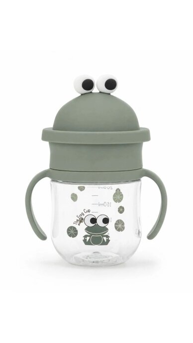 NOUI NOUI 360° puodelis-gertuvė, 250ml - The Frog Cup mint 1