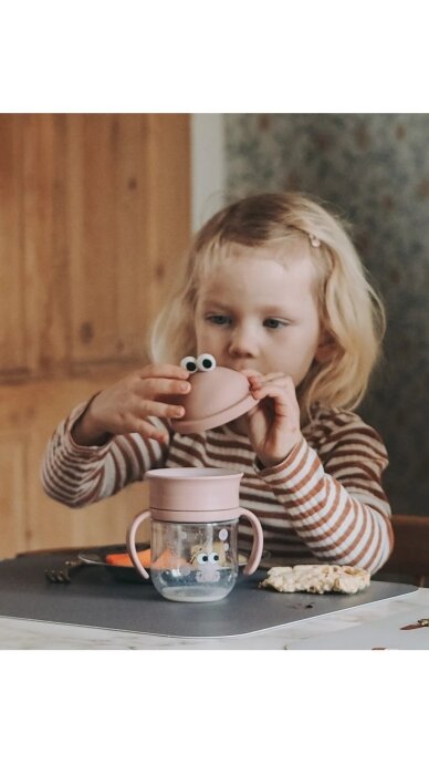 NOUI NOUI 360° puodelis-gertuvė, 250ml - The Frog Cup rosa 3