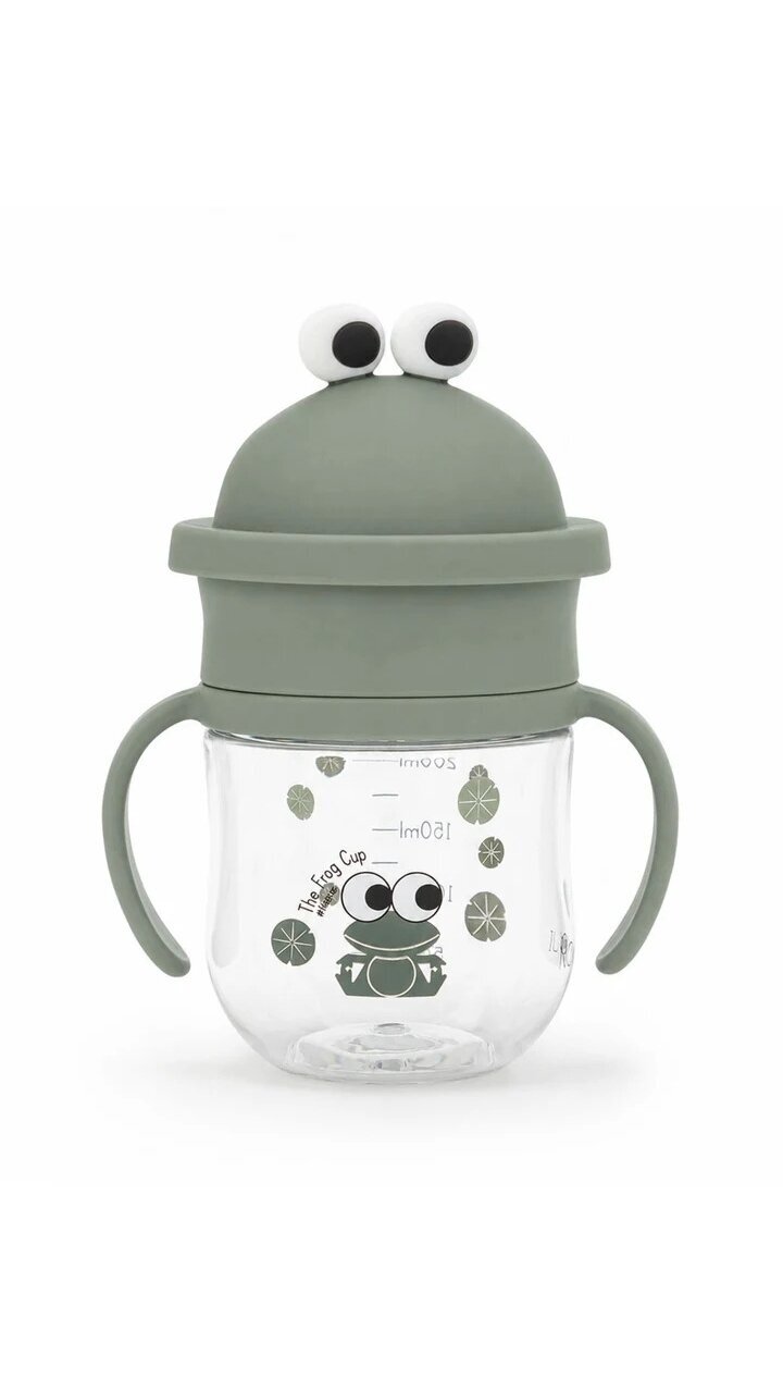 NOUI NOUI 360° puodelis-gertuvė, 250ml - The Frog Cup mint 1