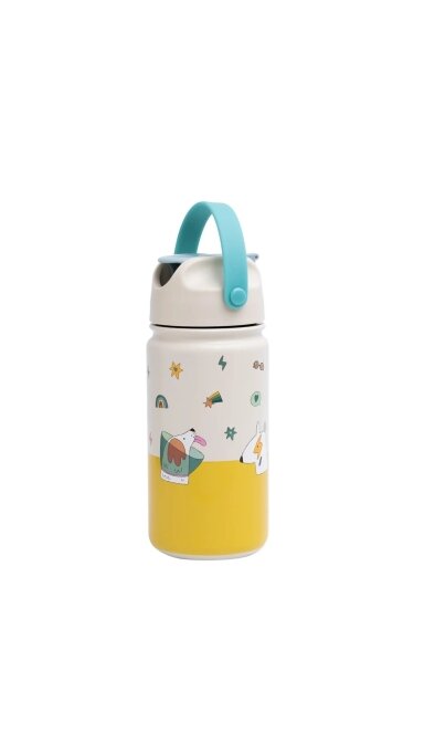 The Cotton Cloud - nerūdijančio plieno gertuvė - Funky Dogs, 420ml The Cotton Cloud - nerūdijančio plieno gertuvė - Funky Dogs, 420ml