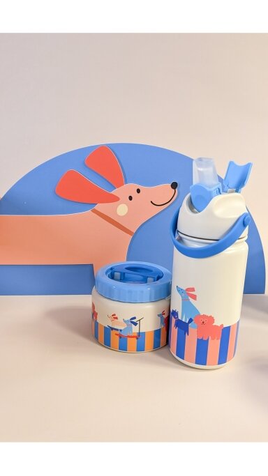 The Cotton Cloud - nerūdijančio plieno gertuvė - Woof Gang, 420ml